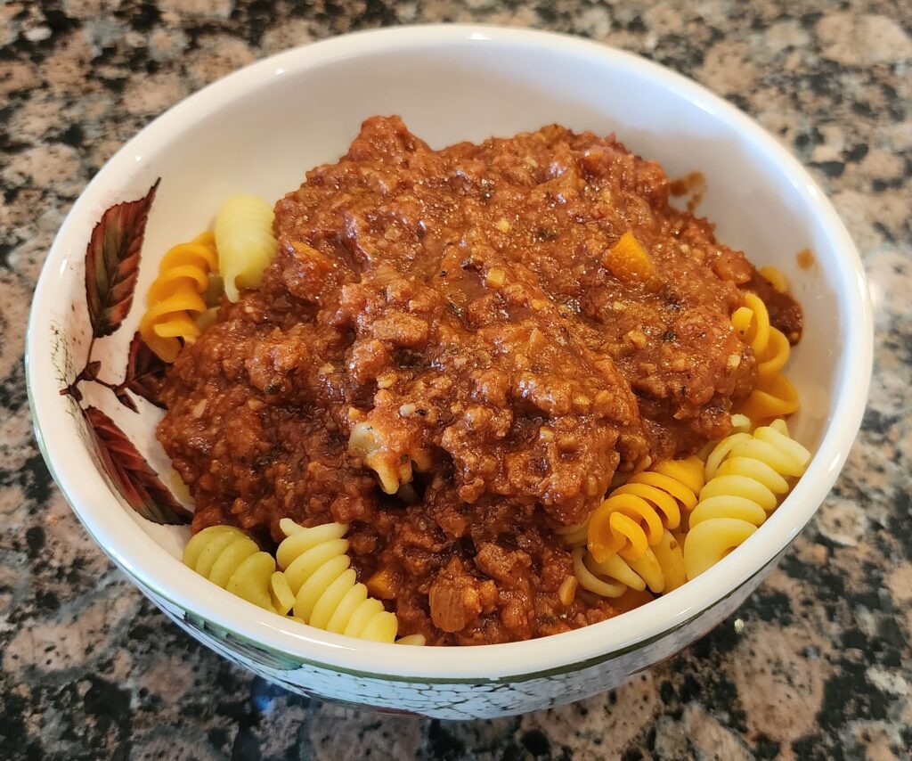 vegan Bolognese sauce