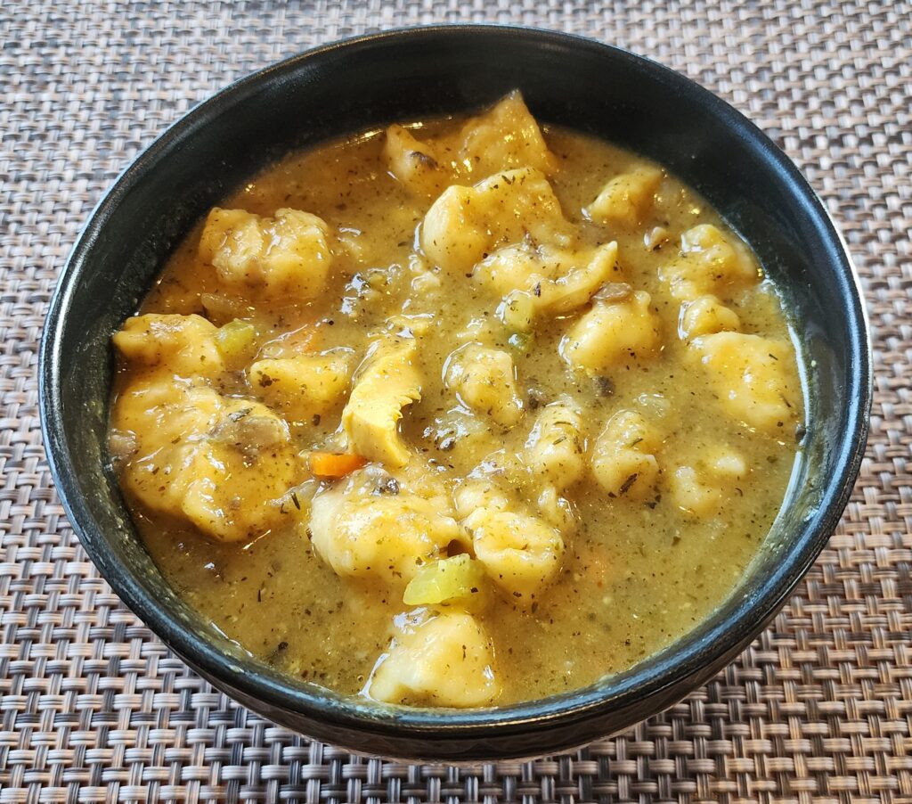 vegan chicken and dumplings vegan soup