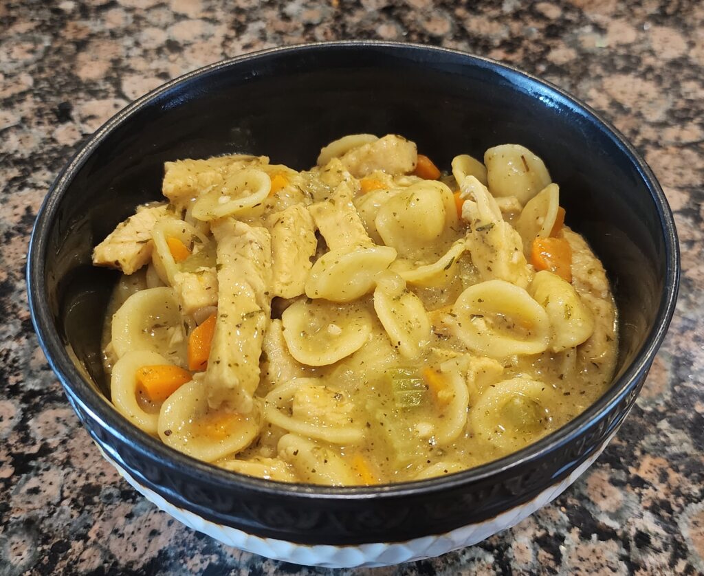 vegan chicken noodle soup