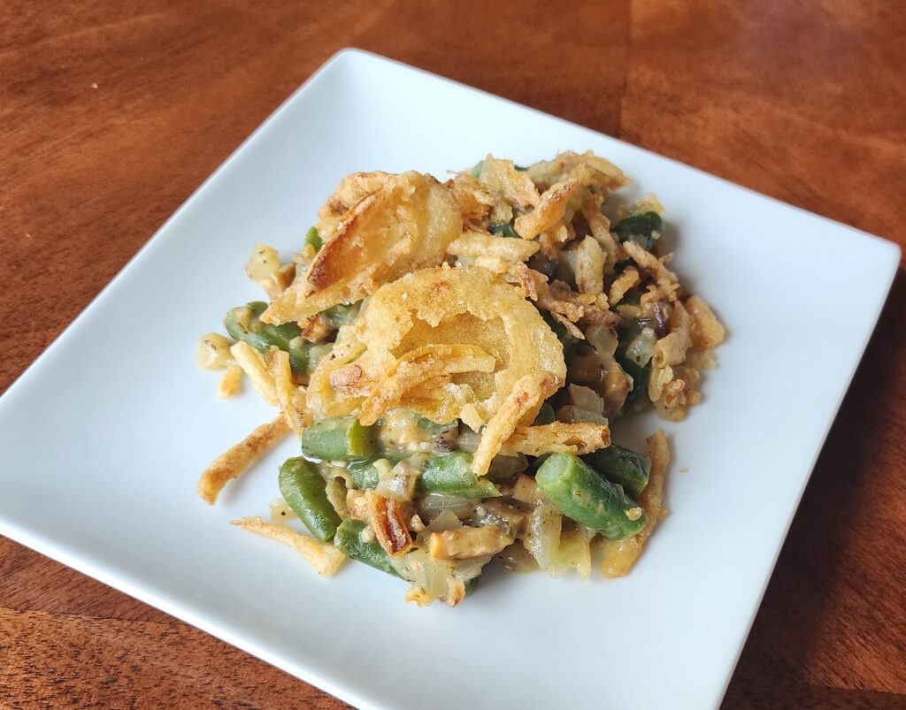 vegan green bean casserole
