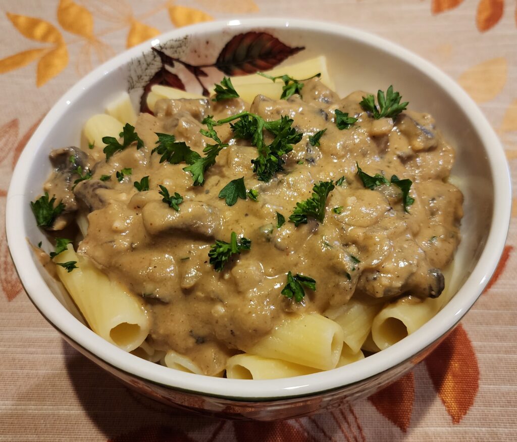mushroom stroganoff vegan stroganoff