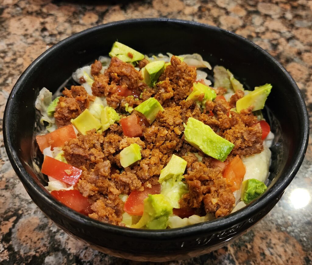 vegan taco salad