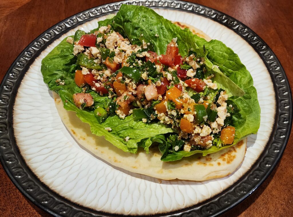 tofu tabbouleh vegan tabbouleh