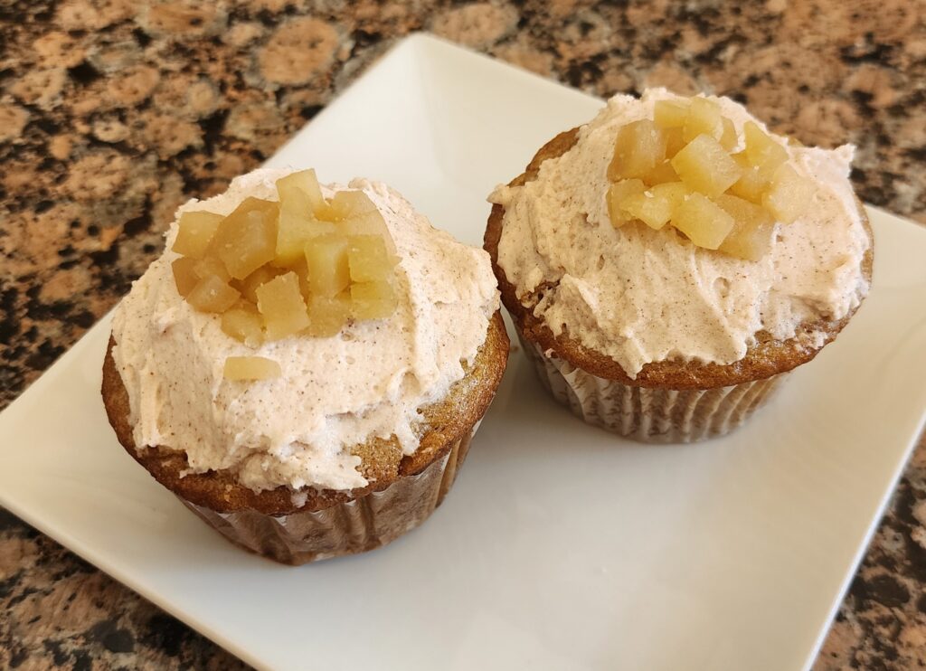vegan apple maple cinnamon cupcakes