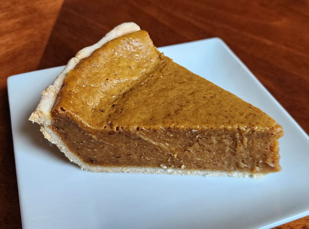 vegan pumpkin pie