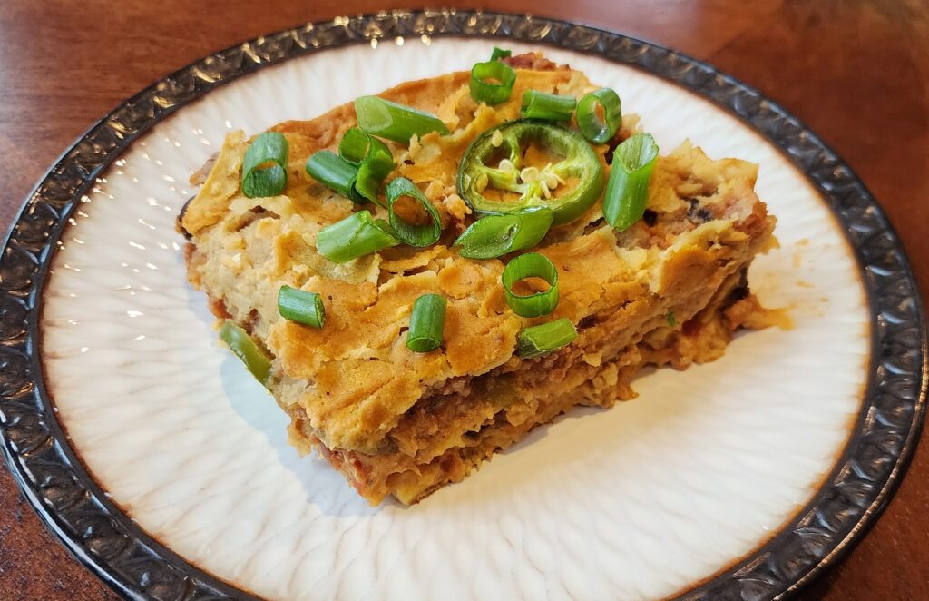 vegan enchilada casserole