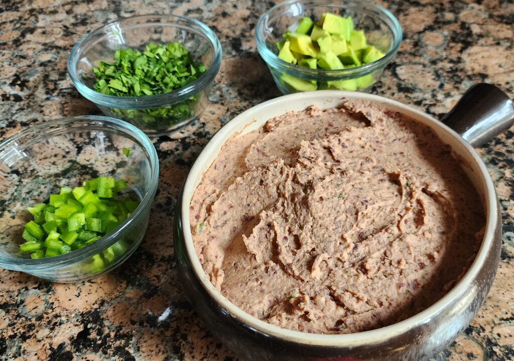 vegan black bean dip