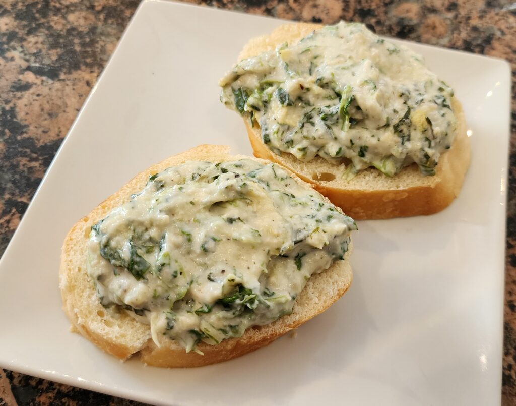 vegan spinach and artichoke dip